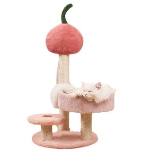<strong>Cat</strong> <strong>Climbing</strong> <strong>Frame</strong> &amp; <strong>Cat</strong> Tree Integrated Eco-Friendly Jute Material Cute Style Small <strong>Cat</strong> Tower Scratching Post - Product Image 5