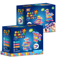 40 Piezas de Bloques de Gel TPE Suaves y Elásticos, Juguetes Sensoriales Apilables, Bloques de Construcción Educativos para Bebés