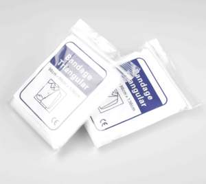 สายรัดป้องกันแผลผ้าสามเหลี่ยมสำหรับปฐมพยาบาลการแตกหักผ้าไม่ทอแบบใช้แล้วทิ้ง - Product Image 5