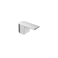 Robinet mitigeur de lavabo et de douche à levier unique Sky-1039, finition chrome poli, poignée creuse en zinc