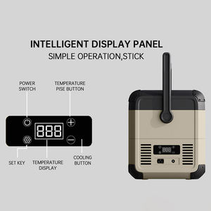12 л DC 12 В автомобильный холодильник походный кулер портативный холодильник морозильник холодильник термоэлектрический кулер коробка - Product Image 5