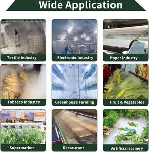 8-10 kg/H <span class=keywords><strong>Fogger</strong></span> Ultrasonic para Fábrica Estufas Produtos Frescos Supermercados Agricultura Escolas Cogumelo Cultivo Têxtil - Product Image 6