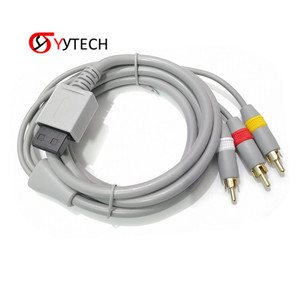 Cable de Video AV SYYTECH de 1.8m para Consola <span class=keywords><strong>Wii</strong></span> WiiU, Accesorios - Product Image 1