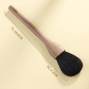 BEILI spazzola singola in legno di noce naturale di lusso per il trucco capelli di donnola di capra naturale di alta qualità pinceau maquillage professionale - Product Image 5