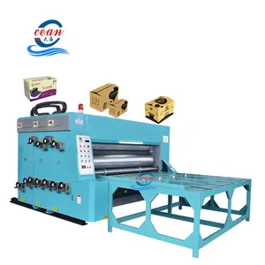 Semi automatic other packaging machine for chain feeder printer slotter corrugated carton box
