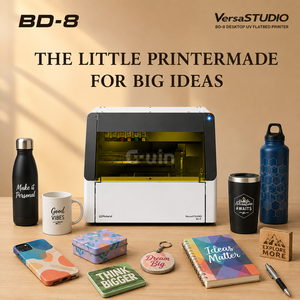 เครื่องพิมพ์โรแลนด์ VersaSTUDIO BD-8 แบบตั้งโต๊ะ UV Flatbed ความละเอียด 1,440 DPI 6 สี สำหรับงานพิมพ์แบบกำหนดเอง - Product Image 1