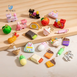 Summly hợp thời trang phim hoạt hình handmade Tự Làm Vòng Cổ Vòng đeo tay mặt dây chuyền hợp kim nhỏ giọt dầu quyến rũ đồ trang sức thời trang Nhà sản xuất - Product Image 1