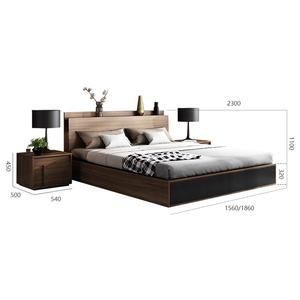 Muebles de lujo para el hogar, juego de dormitorio de diseño multifuncional, se puede elevar y bajar, ajustable, cama de almacenamiento de madera - Product Image 5