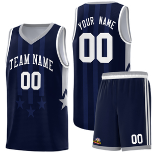 Set Jersey Tim Kustom Grosir Ukuran Besar Tanpa Lengan Seragam Basket Cepat Kering Pakaian Olahraga Kasual Cetak Nama yang Dipersonalisasi - Product Image 3