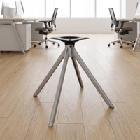 Base de chaise pivotante moderne en fer de qualité supérieure à 4 pieds, robuste, pour salle à manger, remplacement de mobilier, directement de l'usine