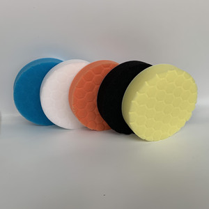 More <b>Car</b> <b>Polishing</b> Sponge <b>Pad</b> Set 3 4 5 6 7 Inches Hexagonal Pattern Diamond Waxing Restoration <b>Pad</b> Circular Type - Product Image 1