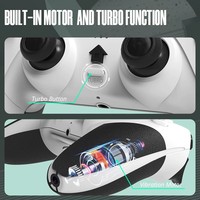Manette de jeu sans fil à double vibration, gyroscope 6 axes, touches arrière programmables, pour PS4 et PC - Offre Spéciale