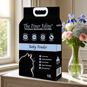 Proveedor de fábrica de limpieza fácil de alta calidad, muestras gratuitas, buena calidad, sin polvo, con arena para gatos de bentonita aromática - Product Image 5