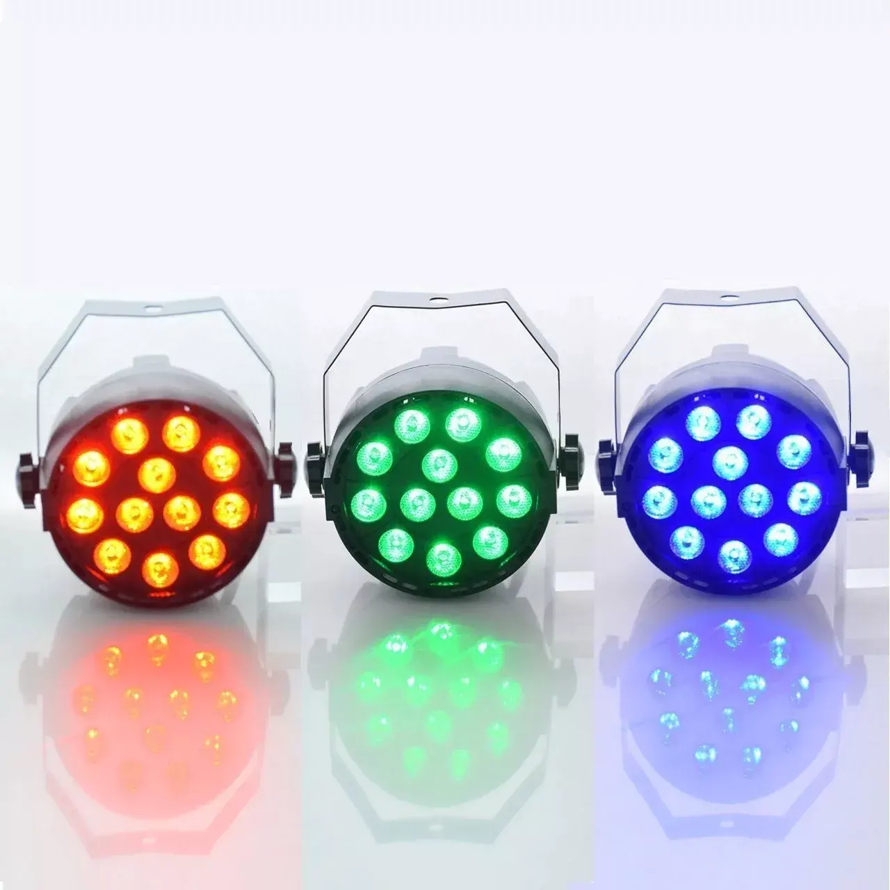 뜨거운 18pcs 18w RGB 3in1 파 빛 야외 무대 DMX LED 파 빛