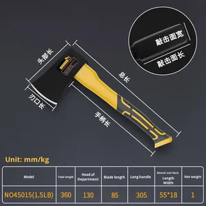Wynns <strong>Axe</strong> Firewood Chopping Woodworking Mountain Opening Household Multi-function Outdoor Logging <strong>Tree</strong> <strong>Cutting</strong> High Carbon Steel - Product Image 6
