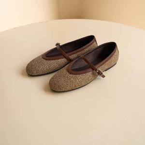 मैरी जेन 2025 ग्रीष्मकालीन रेट्रो सुरुचिपूर्ण बकल एकल जूते पहनने योग्य आरामदायक फ्लैट जूते महिलाओं - Product Image 5