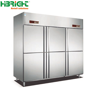 Lớn Không Gian Lưu Trữ Lưu Trữ Thực Phẩm Thiết Bị Nhà Bếp Tủ Đông Tủ Lạnh 4/6 Cửa Quạt Làm Mát Thẳng Đứng Nhà Bếp Tủ Đông - Product Image 2