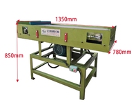 Machine à bandes abrasives pour le travail du bois à double usage, plate et simple, sans arbre, polisseuse plate pour le travail du bois