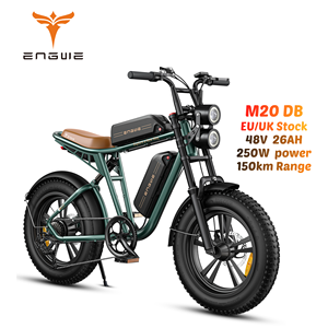 Bicicleta Eléctrica <span class=keywords><strong>de</strong></span> Montaña para Adultos Engwe M20 26AH 250W, Ebike con Llantas Anchas <span class=keywords><strong>de</strong></span> 20 Pulgadas y Doble Suspensión - Product Image 1