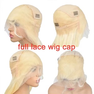 WholeSale Full Lace Blonde Wig,Virgin 613 Full Lace Wig Human Hair,Lace Frontal 613 Wig Peruvian Cuticle Aligned <strong>Raw</strong> Wigs - Product Image 3