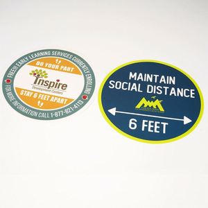 Autocollant de sol personnalisé antidérapant, résistant à l'usure, adhésif puissant, sans résidu, imperméable, livraison rapide, personnalisable, pour sol de maison - Product Image 1