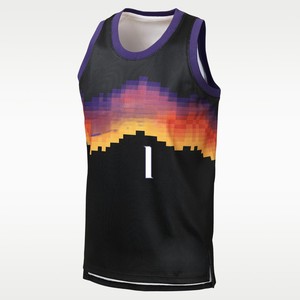 Ensemble de basket-ball personnalisé unisexe pour adultes, maillot respirant à motif 3D, grande taille, uniformes personnalisés avec nom et numéro - Product Image 1