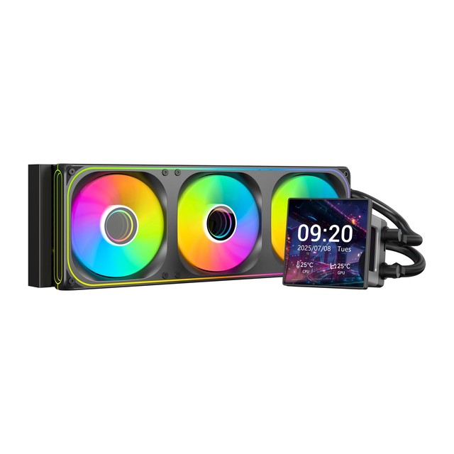 P360-D CPU Liquid Cooler with LCD Screen Display Water Cooler Gaming Pc Water Cooling System Aio Cooler Computer Liquid Cooling