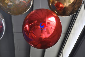 La plus nouvelle luminosité brillance sphère gonflable miroir boule ballon réfléchissant avec taille personnalisée maison jardin ornement décoration - Product Image 3