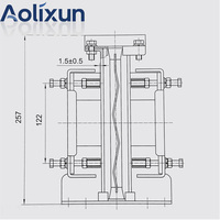 Patins de guidage métalliques secondaires Kone DX5 pour ascenseur (patins de guidage coulissants, amortisseurs de contrepoids de cabine pour hôtels et appartements)