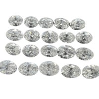 Diamantes Sueltos Sintéticos Sea Diamond con Certificación IGI, Cultivados en Laboratorio, Corte Ovalado, 0.5ct, D VVS, para Pendientes/Aros de Lujo
