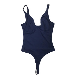 Body gainant sexy à col en V de <span class=keywords><strong>couleur</strong></span> unie pour femme, effet ventre plat et rehaussement des fesses - Product Image 6