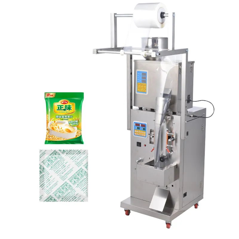 Automatic Dry Yeast Chocolate Bean Walnut Oat Fish Feed Camphor Desiccant Sesame Seed Granular And Powder Packing Machine