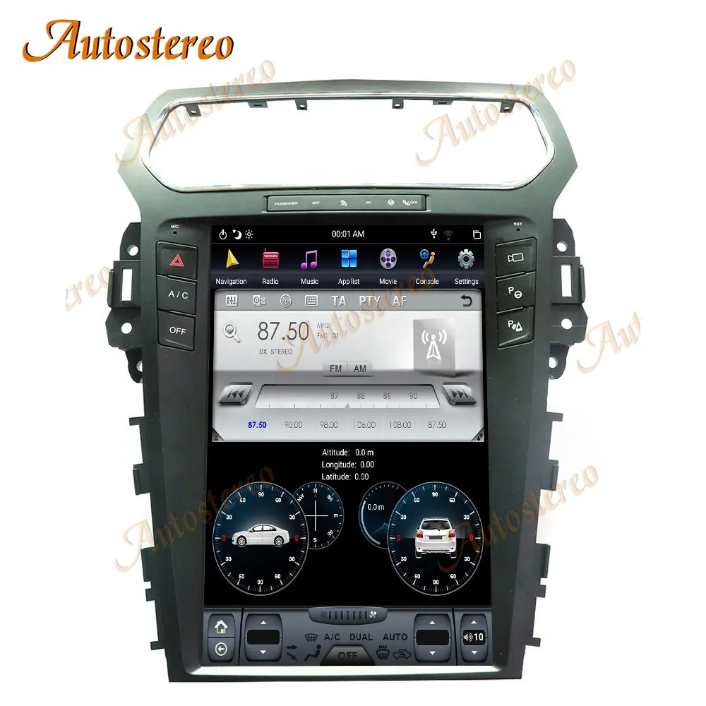 Per Ford Explorer SYNC 2011-2020 schermo Tesla Android 9.0 navigazione GPS per Auto lettore multimediale Stereo automatico unità principale nastro Radio