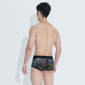 2025 nouveau XXL grande taille Sexy Polyester tricoté tissu hommes Boxer slips taille basse respirant <span class=keywords><strong>sous</strong></span>-vêtements avec Photos personnalisées - Product Image 3