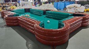 Precio de fábrica inflable fútbol Snooker Ball Pool inflable Billar Deportes juego inflable mesa de billar humano para la venta - Product Image 6