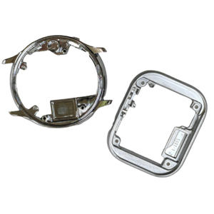Piezas de carcasa de fundición a presión de Zinc de Metal personalizadas, aluminio anodizado, fundición a presión para carcasa de componente de reloj - Product Image 3