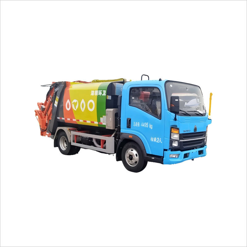 Hot Sale Chinese Manufacturers Multifunctional 5.8m³Sinotruk Howo 140HP Municipal Solid Waste Compactor Compressed Garbage Truck