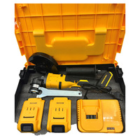 Meuleuse d'angle électrique sans fil professionnelle industrielle 125 mm, portable, 21 V, moteur sans balais, pour bricolage, alimentée par batterie