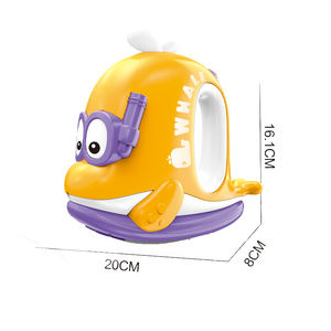 QS gros dessin animé Mini mignon plage <span class=keywords><strong>jeu</strong></span> de tir jouets en plastique 2 couleurs été extérieur pistolet à eau électrique jouets pour enfants - Product Image 6