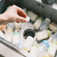 Comprimés effervescents non toxiques de qualité alimentaire pour biberons, tétines et anneaux de dentition, vente en gros OEM