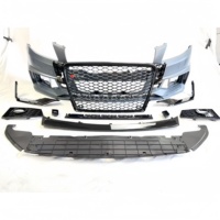 Vente en gros d'usine - Kit carrosserie style RS4 noir brillant - Pare-chocs avant - Grille pour Audi A4 B8 2008-2012