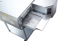 Four à pizza électrique sur chenilles 12/15/18 pouces 220/380 V avec chaîne en acier inoxydable