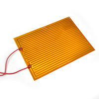 Film chauffant flexible en polyimide Kapton XIAOSHU, fabriqué en Chine, 6V 12V 24V 72W 120W, avec adhésif, certifié CE, -80°C à 150°C