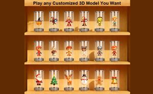 Máquina publicitaria WiFi dual de 2/2 "con pantalla LED y almacenamiento de 32GB - Product Image 2