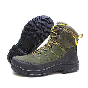 Chaussures en cuir nubuck véritable de haute qualité, fabriquées en usine, OEM ODM, imperméables, populaires pour la randonnée, les voyages en plein air, pour hommes et femmes - Product Image 1