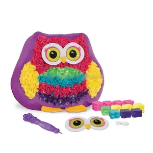 Plush DIY Owl Shape Stuffed Pillows Kids Craft Kit Creative Education Organic Plush Toys