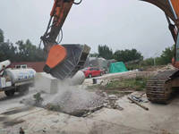 Bucket Penghancur Mini Digger GTCS1 untuk Excavator 12-50 Ton Kapasitas Muat 1.2m Ruang Sempit Pekerjaan Kebun