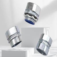 Raccord droit fixe métrique NPT, connecteurs de conduit en cuivre flexible, usage industriel, presse-étoupe IP68 GI