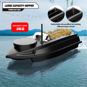 Bateau appât RC intelligent contrôlé par GPS avec détecteur de poisson Équipement de pêche à la <span class=keywords><strong>carpe</strong></span> de 800m en plastique durable - Product Image 3