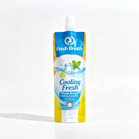 Pochettes Mylar portables personnalisables à faible MOQ avec bec verseur et bouchon pour liquides, eau, jus, boissons